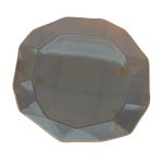Tányér lapos kerámia Kristal 28cm fekete 2547