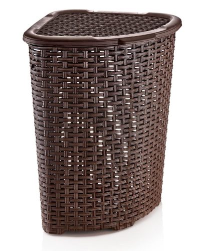 Szennyestartó sarok rattan 52L 40,2x40,2x58cm 05005