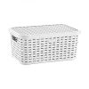 Tároló kosár tetővel rattan 5L 19,5x28x12,5cm SP-290