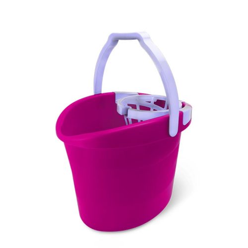 Felmosóvödör csavaróval 18L pink / lila B634