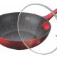 Wok márvány bevonat 30cm üveg fedővel MK-1030-30