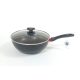 Wok márvány bevonat 28cm üveg fedővel Basico PH-15455 -28